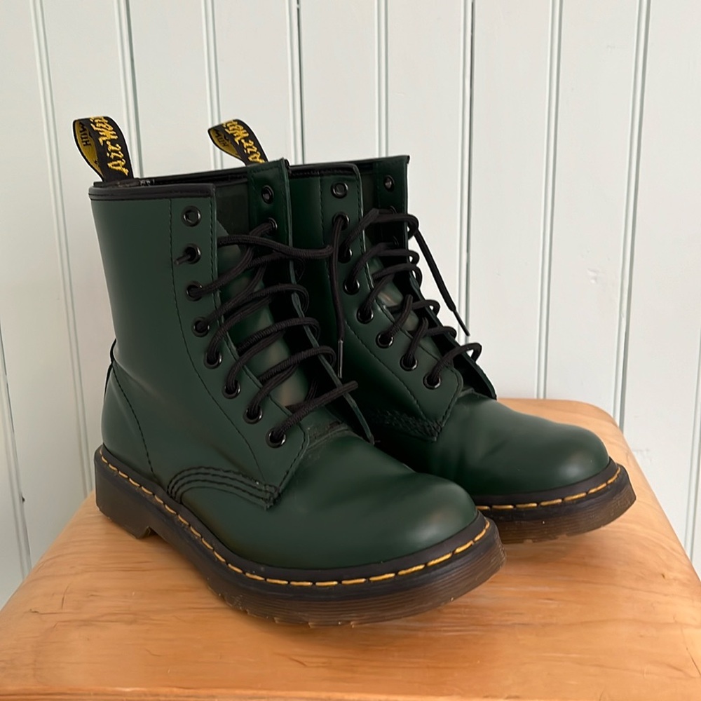 Dr. Martens 1460 boot, Green, UK 4/US 6